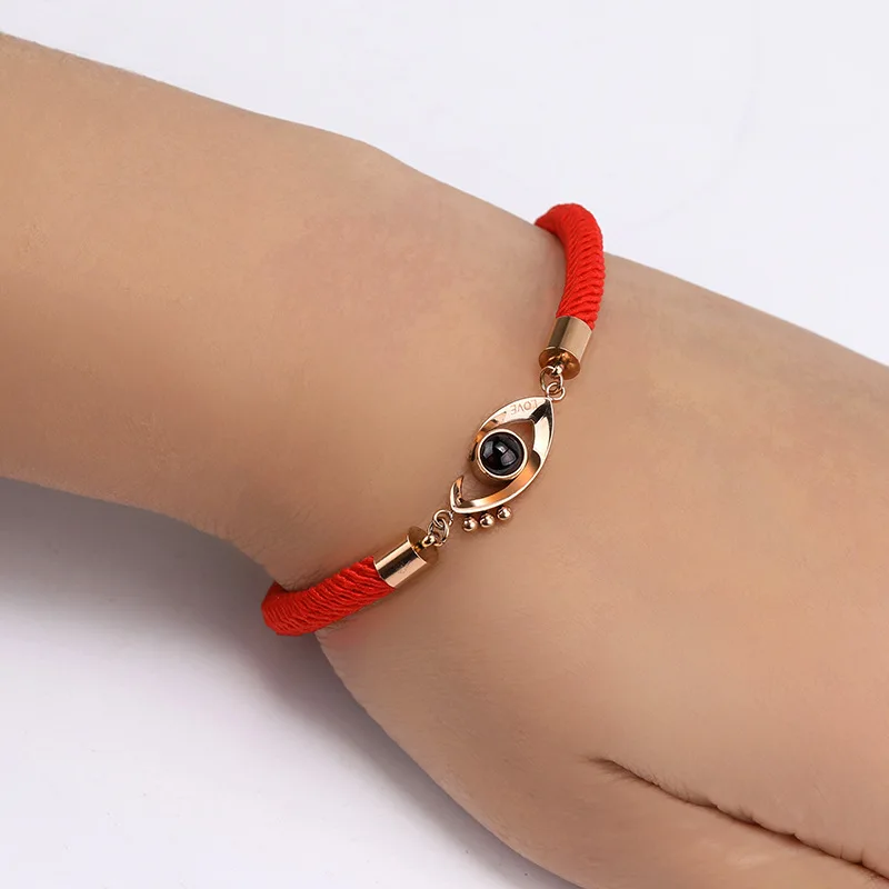 Новый индивидуальный проекционный браслет для мужчин и женщин с изображением