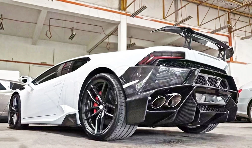 Спойлер заднего диффузора из углеродного волокна для Lamborghini Huracan LP610 спойлер