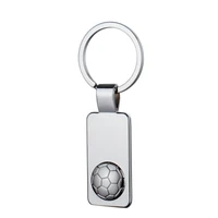 football keychain creative blank rectangle transfer keychain accessory small keychain bag ornament gift women teen