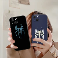 for iphone 11 12 13 pro max mini x xr 7 8 plus se 2022 silicone soft phone case spider pattern new full lens protection cover