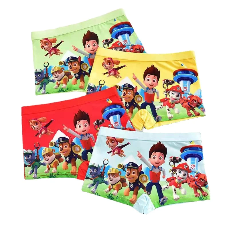 

3Pcs/Set Paw Patrol Children Underwear Disney Spiderman Cartoon Modal Underpants Boxers Kids Briefs for Boy Shorts Baby Panties