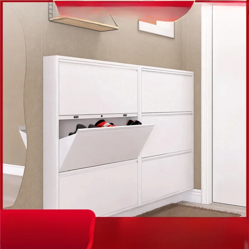 Европейский многослойный дизайн полки для обуви Узкий вертикальный