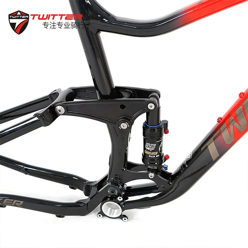 Рама для горного велосипеда TWITTER 27 5/29er XC Softtail с полной подвеской из алюминиевого