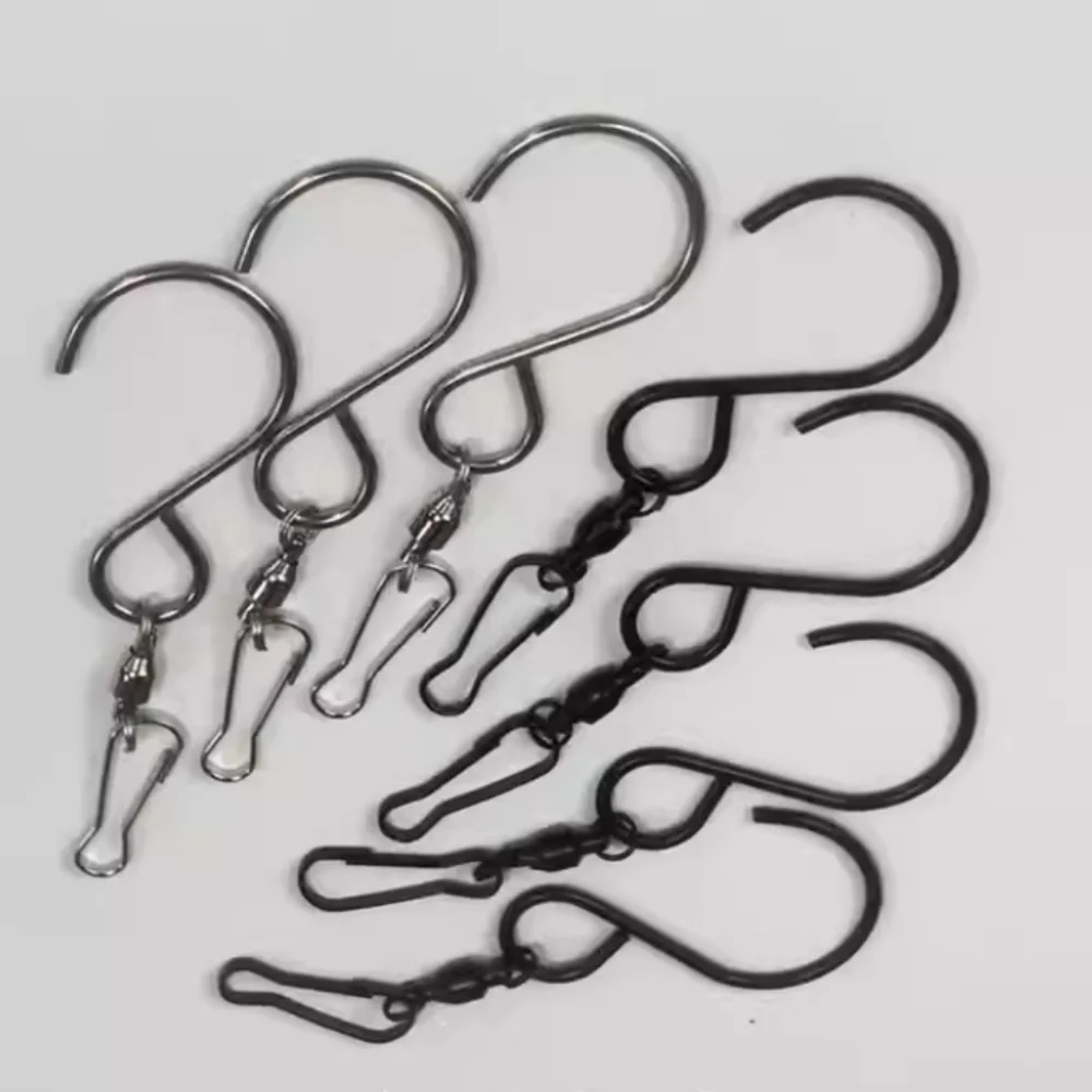 Крючок Поворотный черный 8 0 см 360 градусов 5 шт.