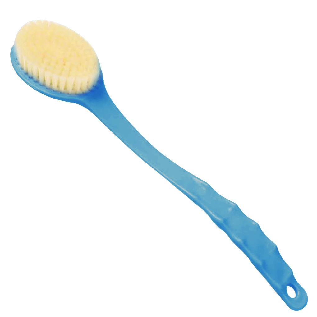 

1pc Long Handle Bath Brush Exfoliating Massaging Bathing Scrubber Bristles Body Massager Back Rubbing Scrubber Cleaning Brushes