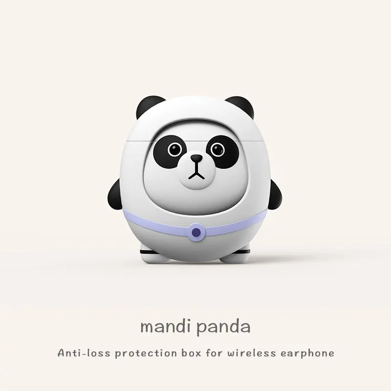 

3D Симпатичный мультфильм Pnda беспроводной Bluetooth чехол для Airpods 1 2 3 Pro Чехол защитный чехол для наушников для Airpods 2 Чехол