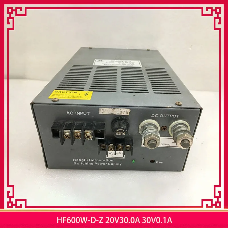 

HF600W-D-Z 20V30.0A 30V0.1A импульсный источник питания промышленного медицинского оборудования, протестирован идеально
