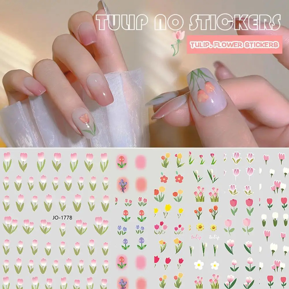 

3D Nails Stickers Designer Nail Wraps Manicure Self Sticker Adhesive Transfer Sliders Decal Decoration Accessories Nail A0M7