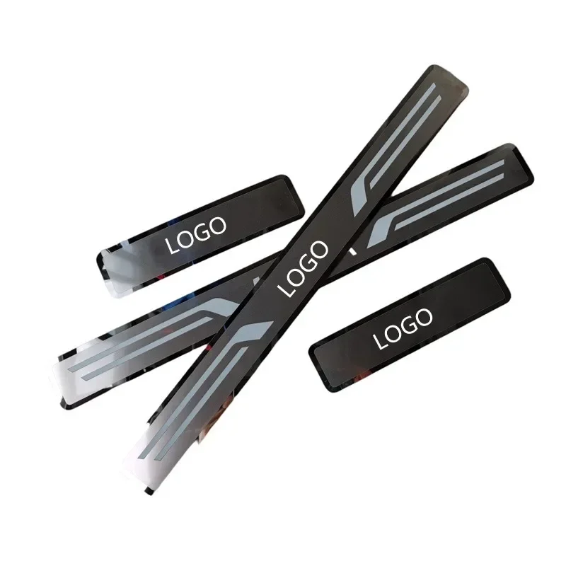 For Hyundai KONA 2017-2021 Wysokiej jakości osłona progu pedału powitalnego ze stali nierdzewnej Akcesoria samochodowe