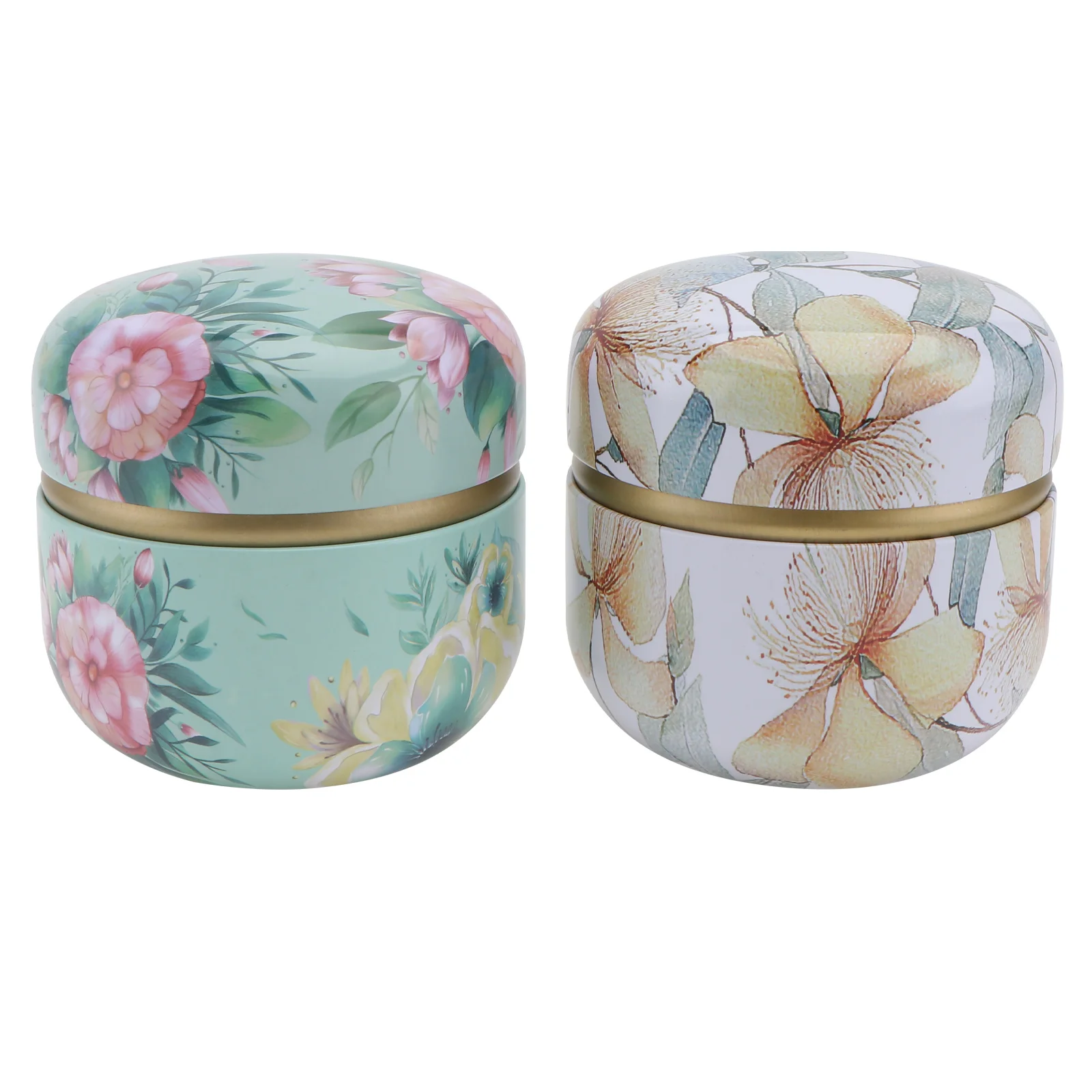 

Box Storage Candy Tin Jar Tea Tins Tinplate Canister Cans Containers Round Biscuit Jars Container Metal Empty Airtight Treat