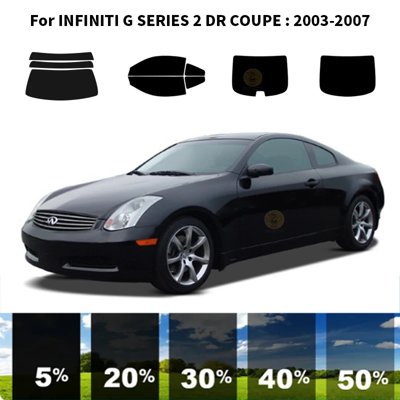

Нанокерамическая Автомобильная УФ-пленка Precut для окна, автомобильная оконная пленка для INFINITI серии G 2 DR COUPE 2003-2007