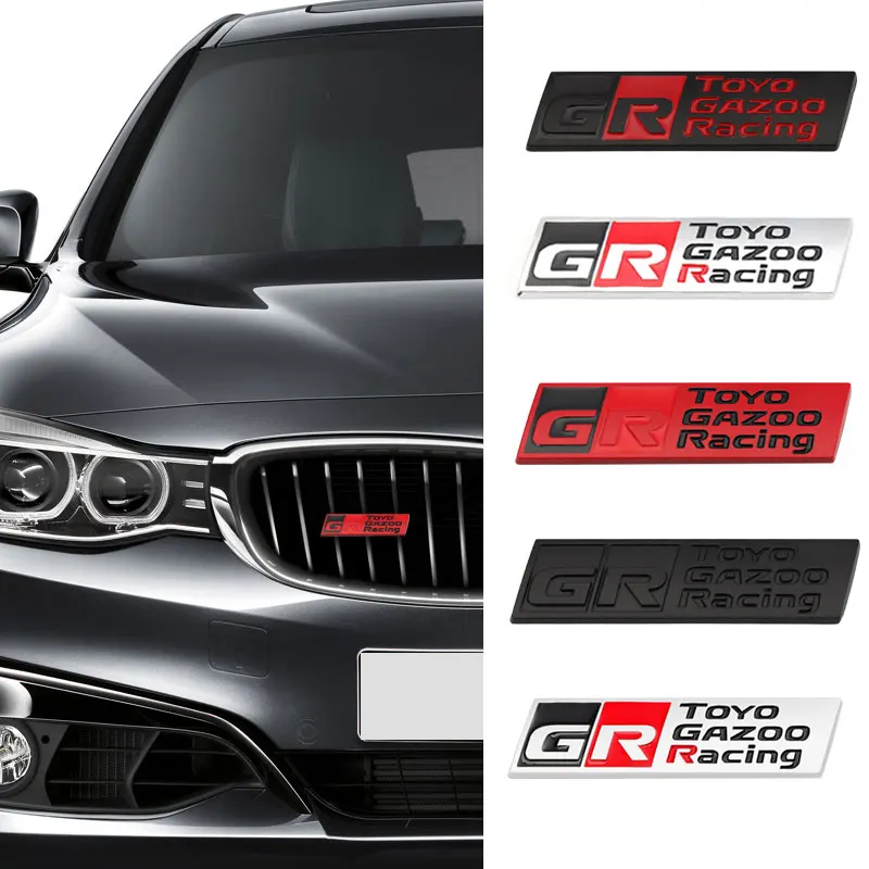 Автомобильная наклейка GR газо гонки логотип значок эмблема для Toyota HV YARiS GRMN 86 Sport RZ
