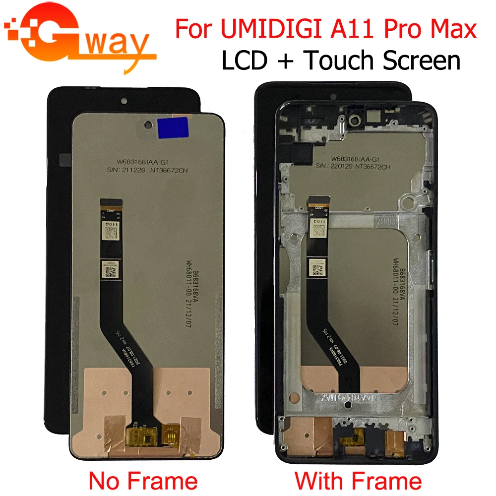 ЖК-дисплей для UMIDIGI A11 Pro Max цифровой преобразователь ЖК-дисплея PRO MAX рамка