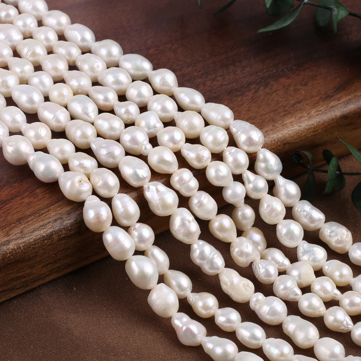 Natural Freshwater Baroque Pearls Irregular Droplet Shapes Loose Beaded Jewelry Making DIY Necklaces Earrings Accessories 5-6mm
