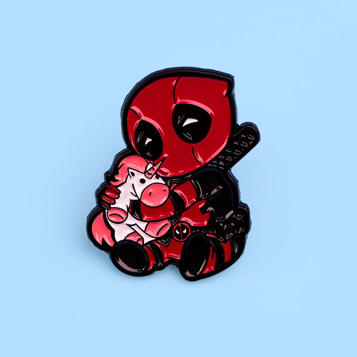 Эмалированная булавка для лацкана в виде комиксной фигуры Значки шляп одежды