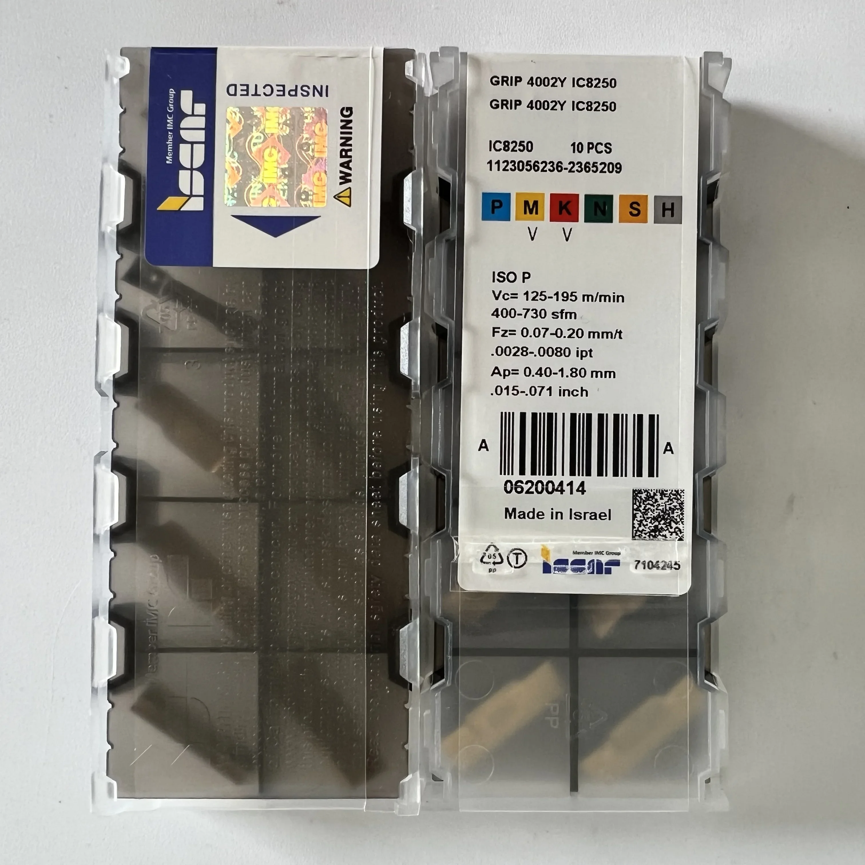 Лезвие GRIP4002Y IC8250 CNC