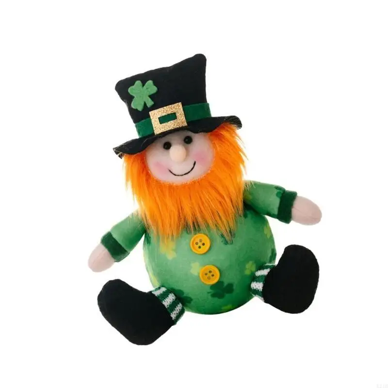 Фото E21b Leprechauns Doll Toy для детей Патрикс День Гарфы статуэтки с шапкой №1