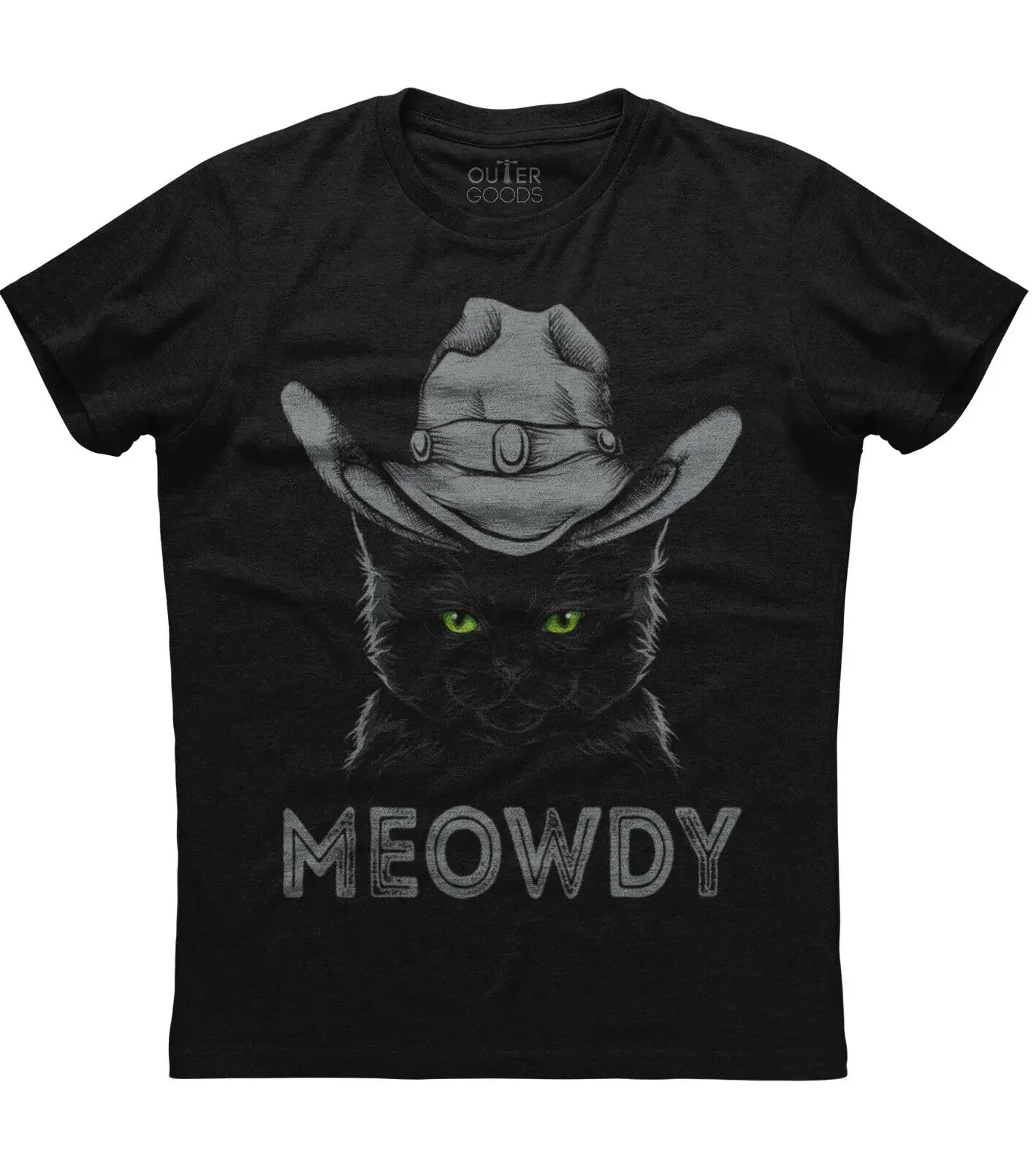 

Meowdy. Mashup Between Meow and Howdy. Funny Cat Lovers T-Shirt. Summer Cotton O-Neck Short Sleeve Mens T Shirt New S-3XL