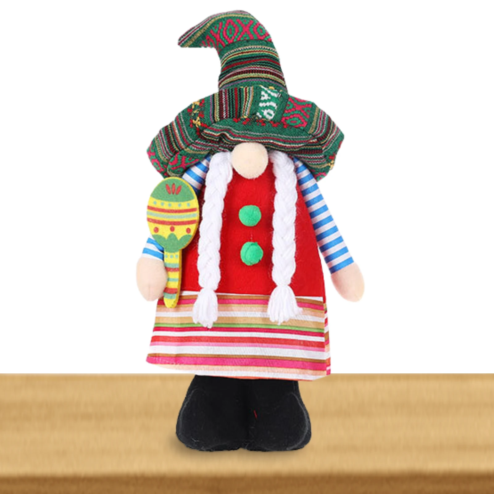 

Декорации для мексиканвечерние Fiesta Gnome, плюшевые украшения, кукла без лица, сомбреро тако, вторник, томте ниссе, лето