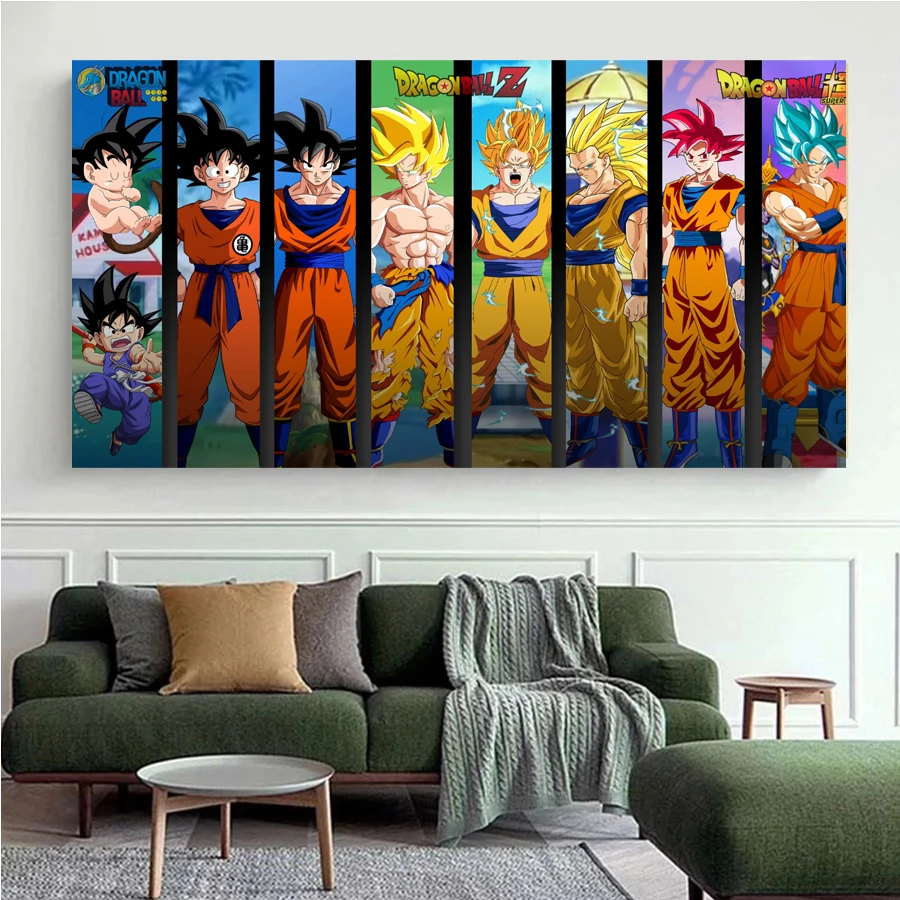 

5D DIY Diamond Painting Dragon Ball Rhinestone Pictures Crystal Mosaic Full Diamond Embroidery Cross Stitch Kits Children's Gift