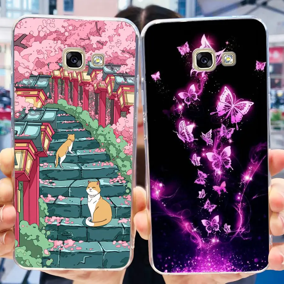 Чехол для Samsung Galaxy A5 2017 A520F / 2016 A510F чехол телефона Модный узор силиконовый мягкий