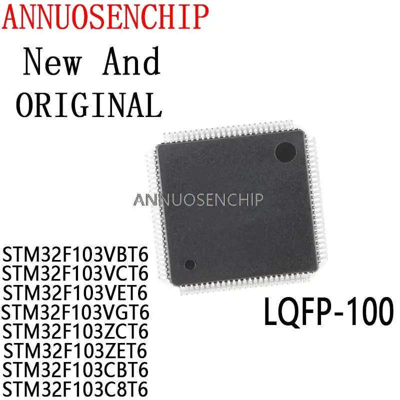 10 шт. ARM MCU STM32F103VBT6 STM32F103VCT6 STM32F103VET6 STM32F103VGT6 STM32F103ZCT6 STM32F103ZET6 STM32F103CBT6 STM32F103C8T6