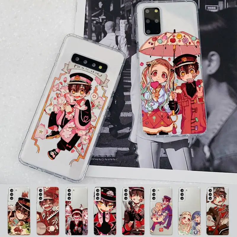 

Toilet Bound Hanako Kun Phone Case for Samsung A51 A52 A71 A12 for Redmi 7 9 9A for Huawei Honor8X 10i Clear Case