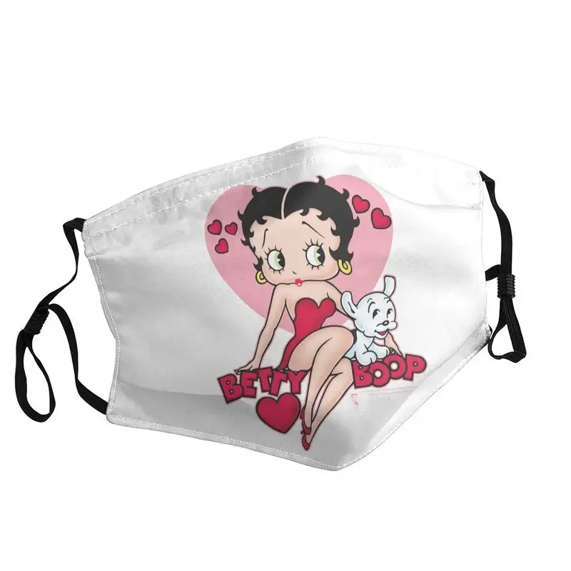 

Маска для лица Mrs Boop унисекс, Одноразовая, Пылезащитная, против смога, респиратор