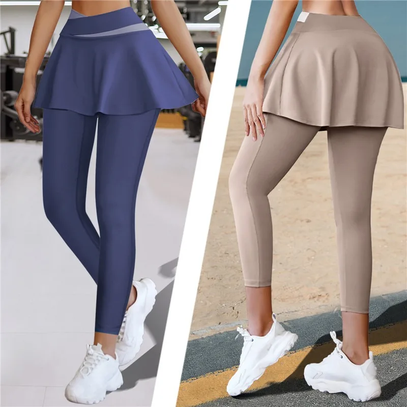 

Seamless Leggings Women High Waist Yoga Skirt Pants Scrunch Butt High Waist Fitness Female Pantalones Sports Tights