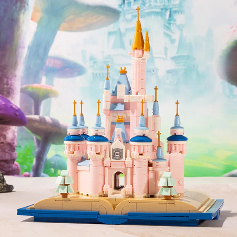 

Disney Castle Fairy Princess House Friends Girls Frozen Elsa Building Blocks Bricks Toys Kid Gift Christmas Boys Set