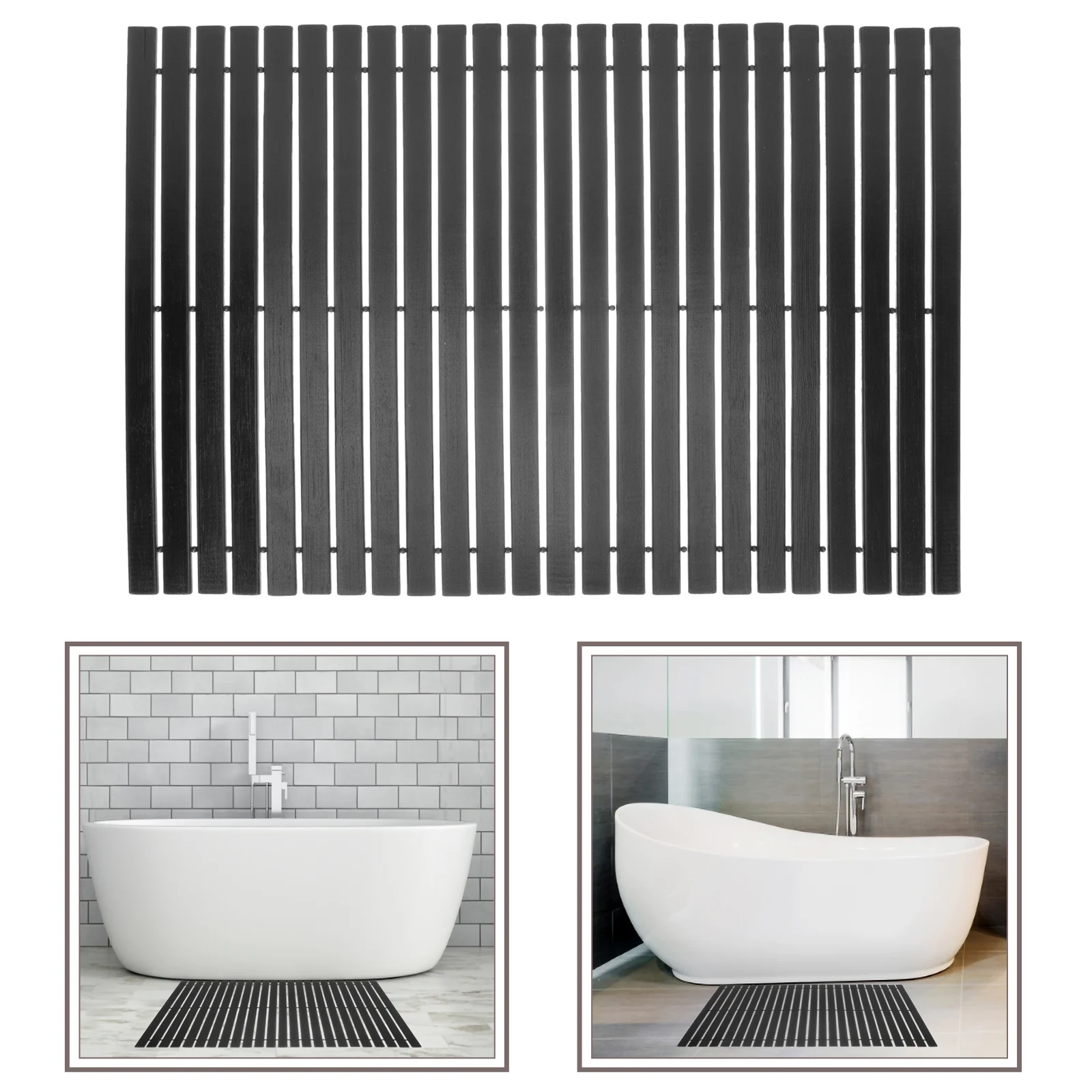 

Anti-skid Decorative Non- Household Foldable Bath Mat Runner Bath Rugs Bath Mat Shower Floor Mat Bathroom Foot Rug