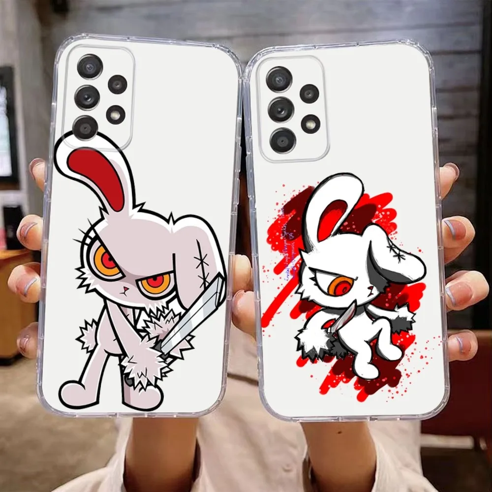 B-Bloody B-Bunny Game Phone Case For Samsung A 71 70 52 51 40 31 50 20 21 12 10 S A03S 4G Ultra Free shipping Soft Transparent