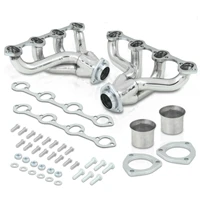 high quality stainless sbc small block hugger exhaust manifold header for ford 289 302 351 v8
