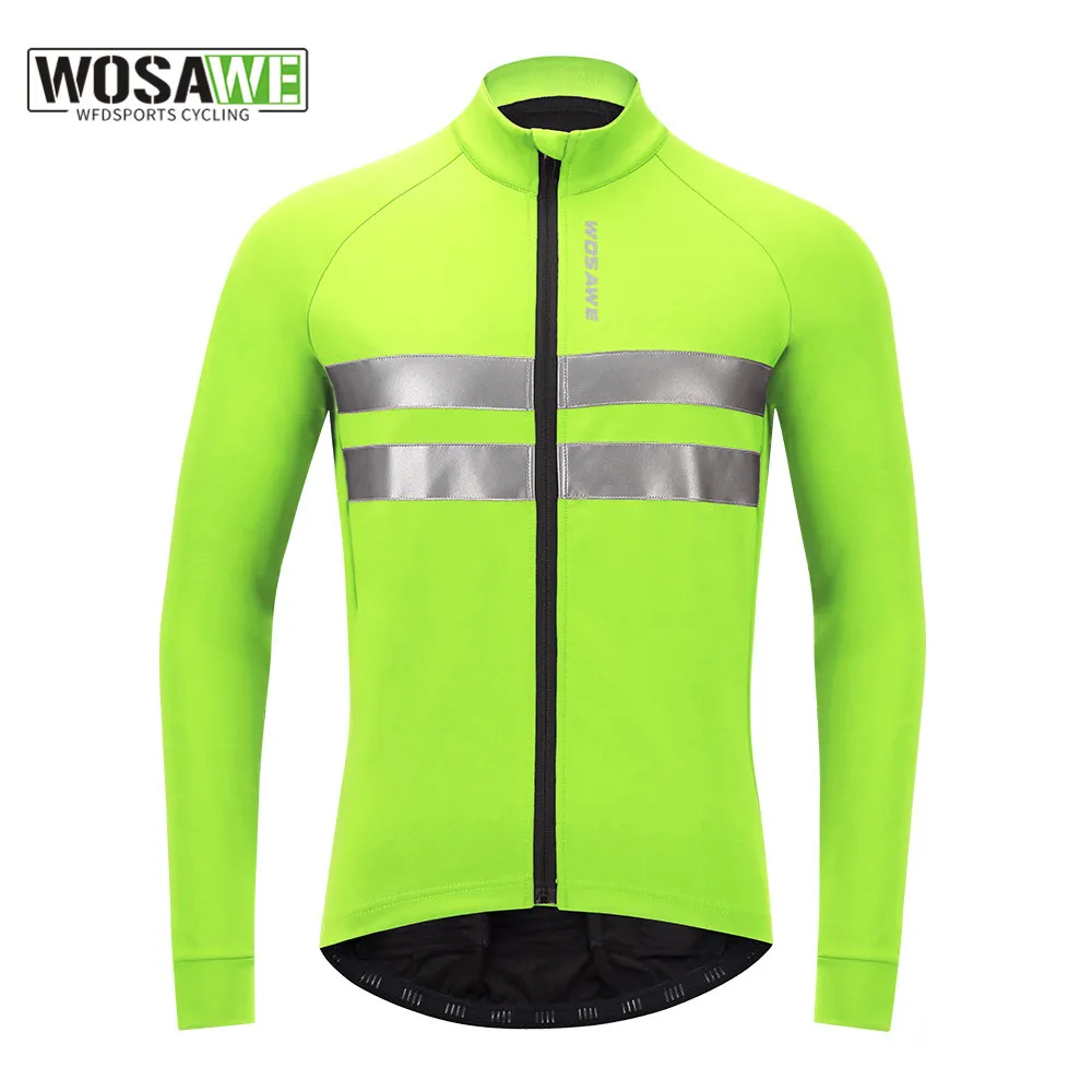 

WOSAWE 2022 Winter Warm Fleece Jersey Set Mountian Racing Cycling Jersey Mountian Cycling Jacket Ropa Ciclismo Cold Resistant