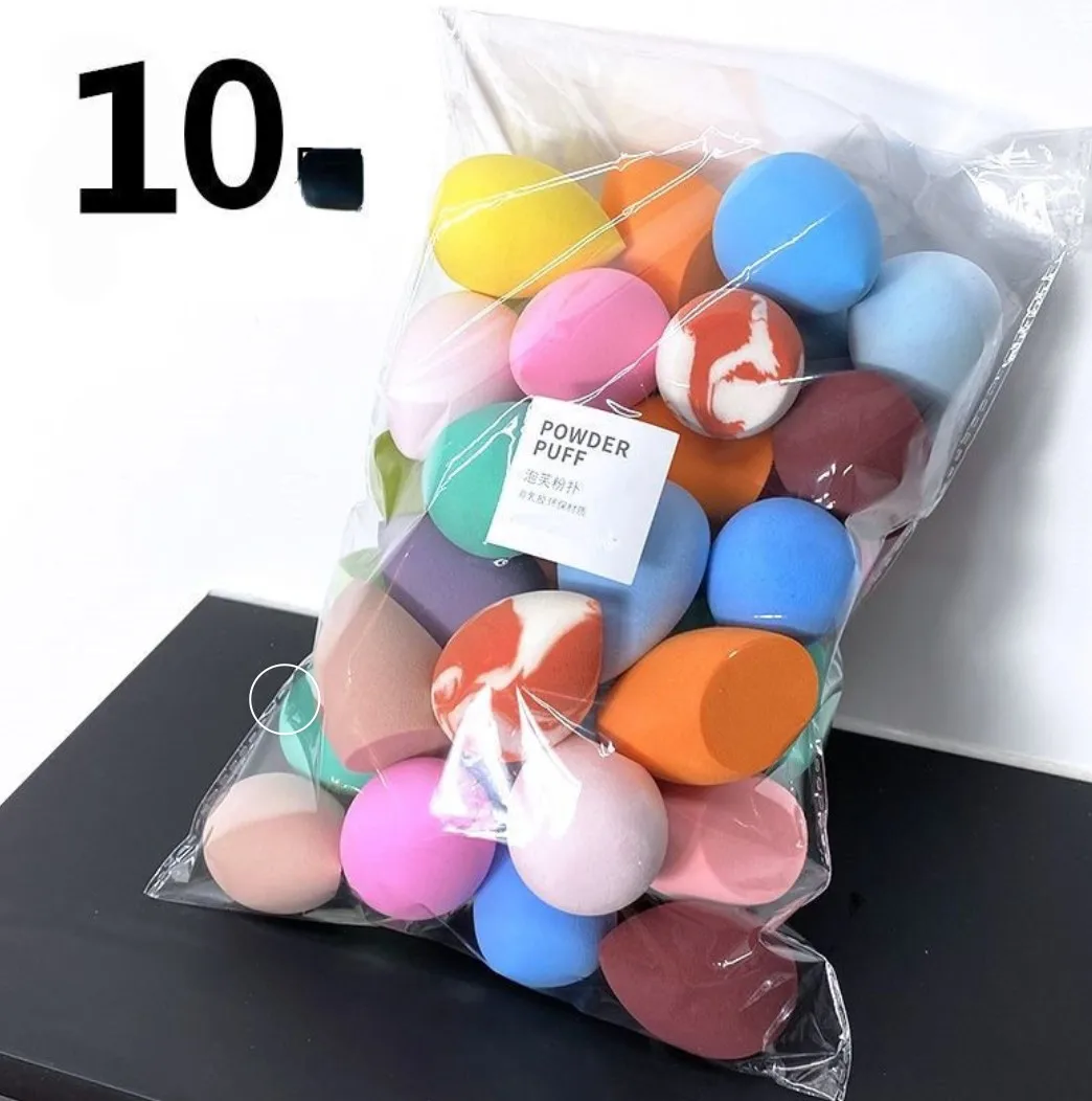 10Pcs cosmetic puff bulk wholesale Beauty Egg Set Water Drop