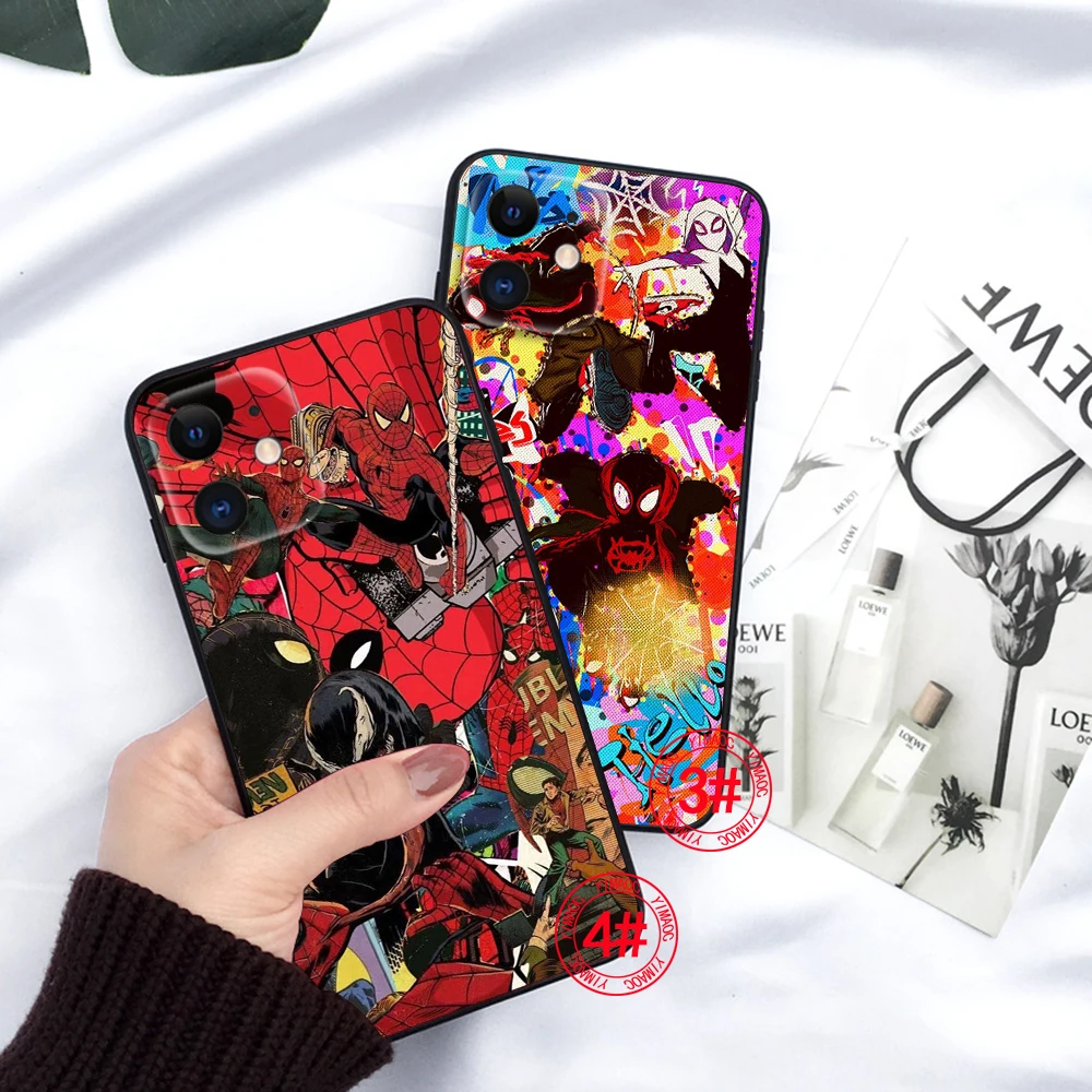 Крутой мягкий чехол Человек-паук для Huawei Y5P Y6P Y7A Y8P Y9A Y6 Y7 Y8S Y9S Y9 Nova 9 9I 4E 5T 7 Mate 10 Lite 20 Pro