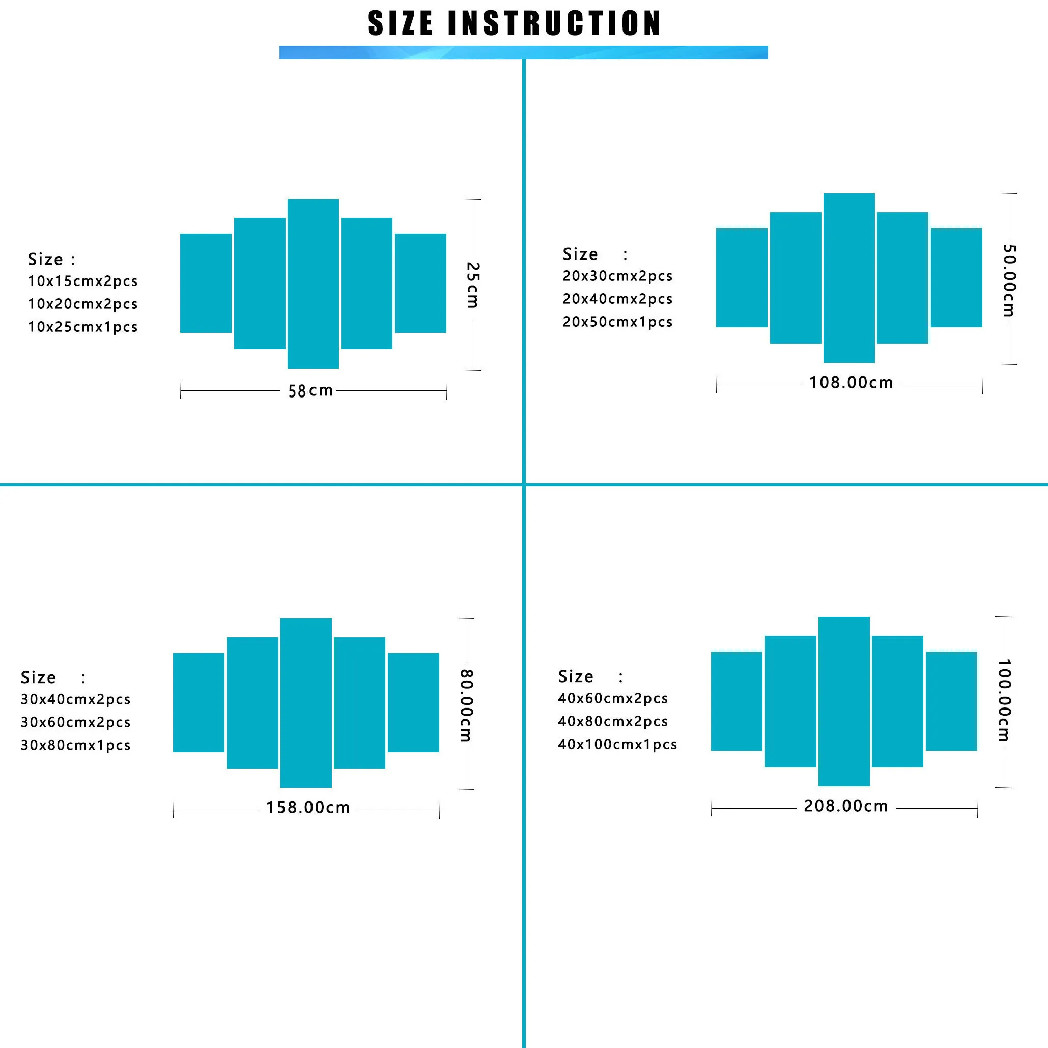 5 панелей/комплект Настенная картина в виде слона