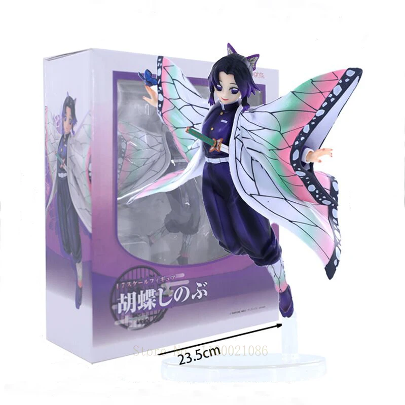 

20cm Demon Slayer: Kimetsu no Yaiba Figure Kochou Shinobu MegaHouse Anime PVC Action Figure Toy Game Collection Model Doll Gift