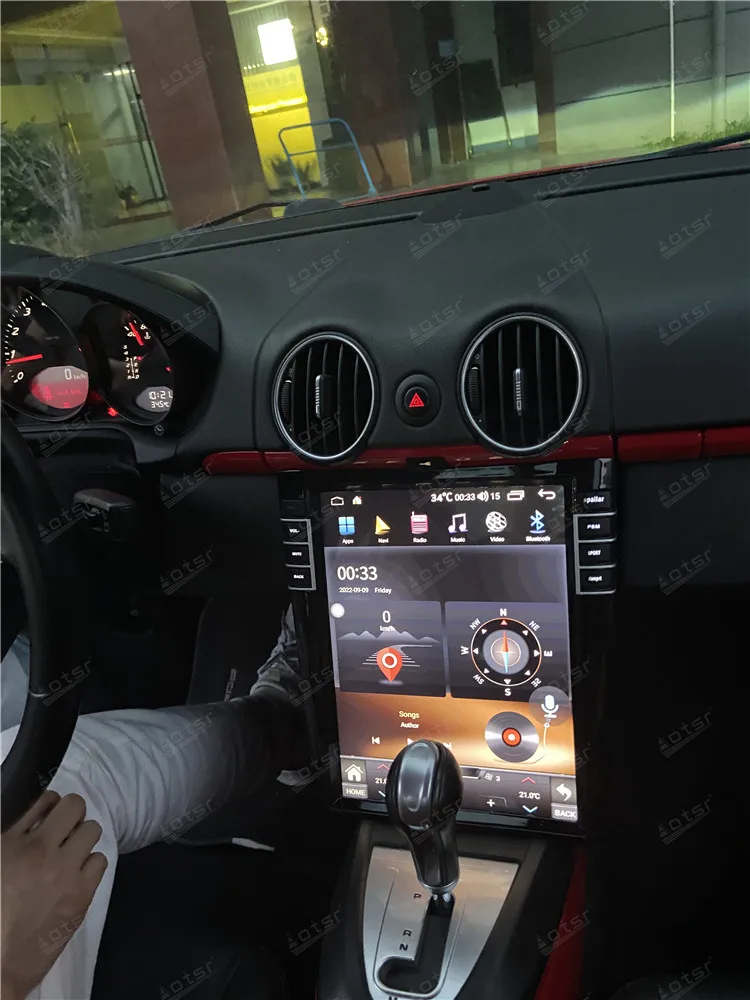 Автомобильный радиоприемник Tesla Android 12 для Porsche Cayman 911 Boxster 997 2005 2006 2007 2008 2009 2010 2011 2012