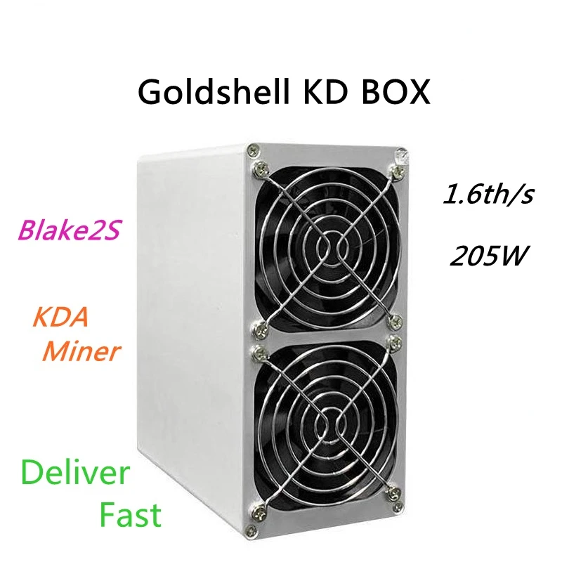 Оптовая цена KDA Майнер Goldshell KD-Box 1 6 T/s 205W Power frugal низкая мощность ASIC Mining Machine - купить