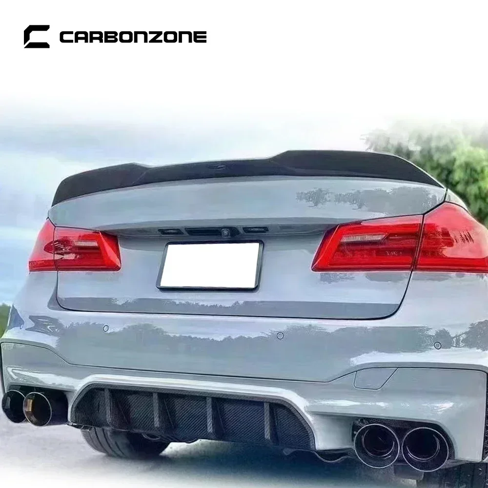 Spoilers tylnych skrzydeł z włókna węglowego Skrzydła ogonowe bagażnika do akcesoriów samochodowych BMW G30 PRO