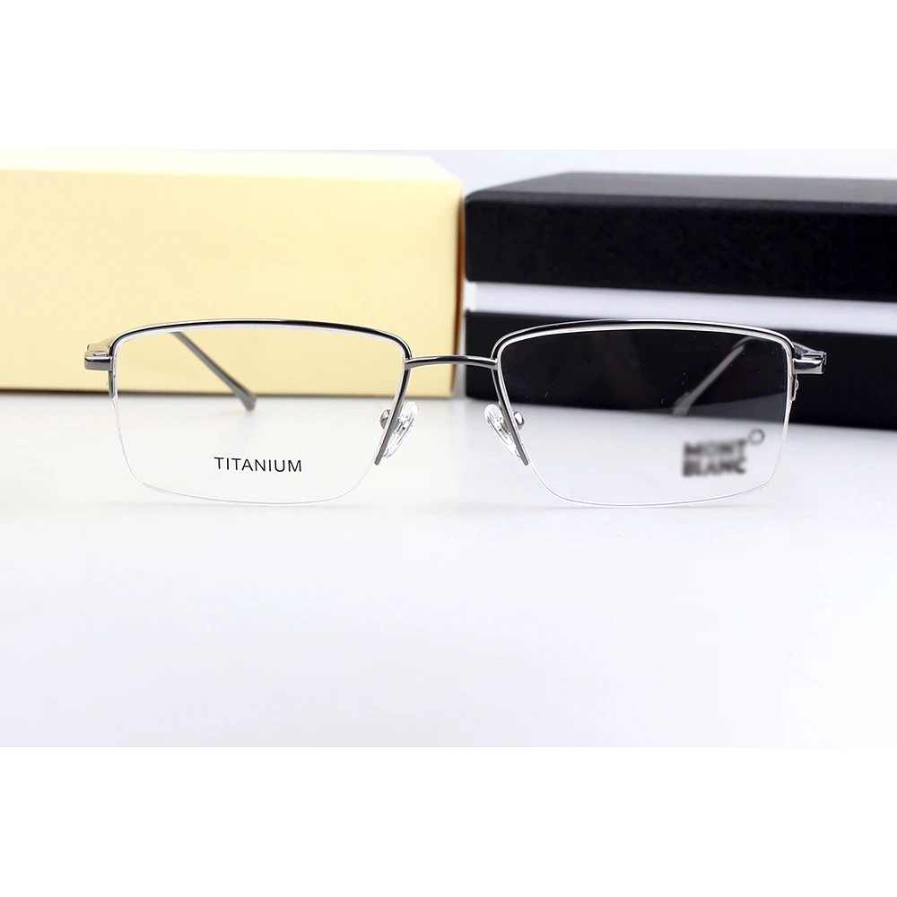 

Luxury glasses Titanium Eyeglasses Famous Design Fallow Glasses Wide Large Spectacles for Business Original Celebrities Glasses