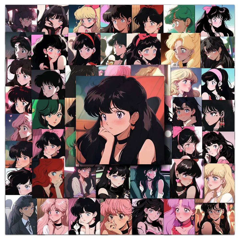 

10/30/50PCS New Anime Cartoon Personality Creative Computer Suitcase Mobile Phone Chair Decoration Waterproof Sticker Wholesale