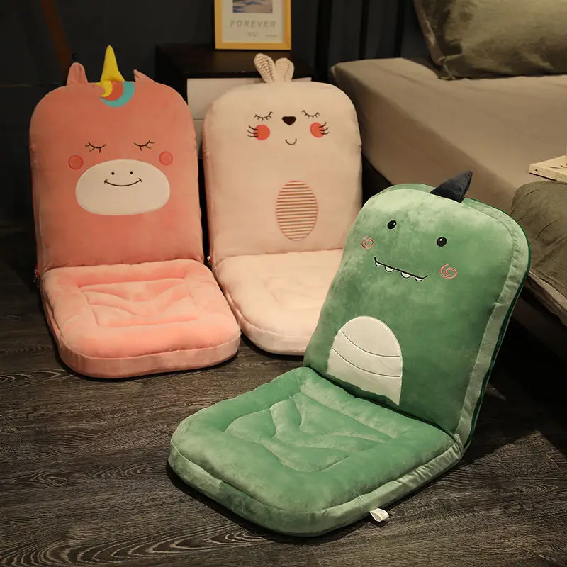 

Foldable Lazy Children Sofa Japanese Style Floor Single Tatami with Adjustable Backrest Soft Comfortable Cotton Home Furniture