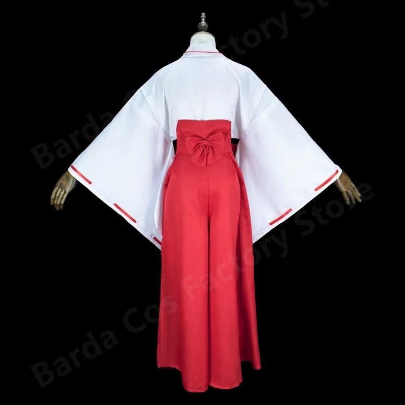 Кимоно для косплея аниме InuYasha Униформа платье женские костюмы на Хэллоуин парики