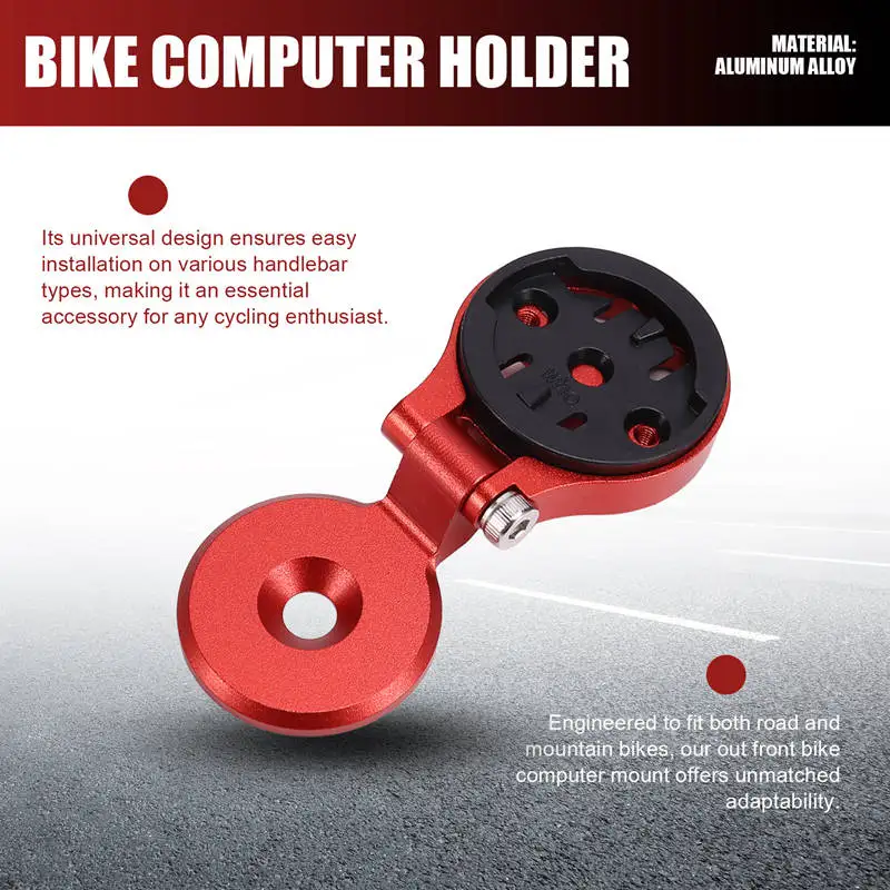 Road Mountain Bike Stem Handlebar Adjustable Bicycle Computer Holder For Garmin Edge Wahoo Elemnt Bryton IGPSPORT