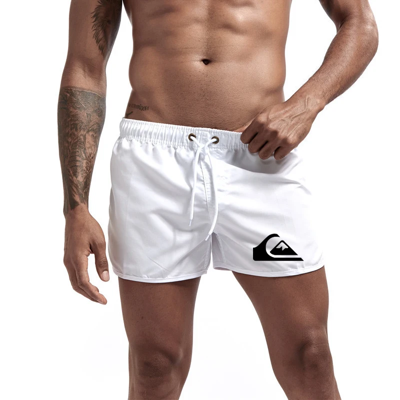 

Summer Men Surfing Shorts Beach Shorts Beachwear Sexy Swim Trunk Male Swimsuit Middle Waist Breathable Beach Wear Surf Short