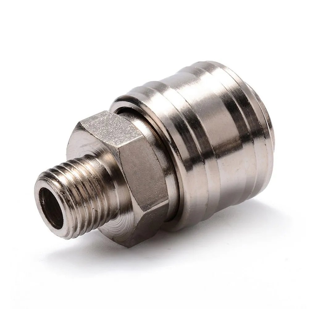 

Euro Air Line Hose Compressor Connector Fitting Female Quick Release 1/4BSP Male Female Thread Valve Quick Release Tool Parts