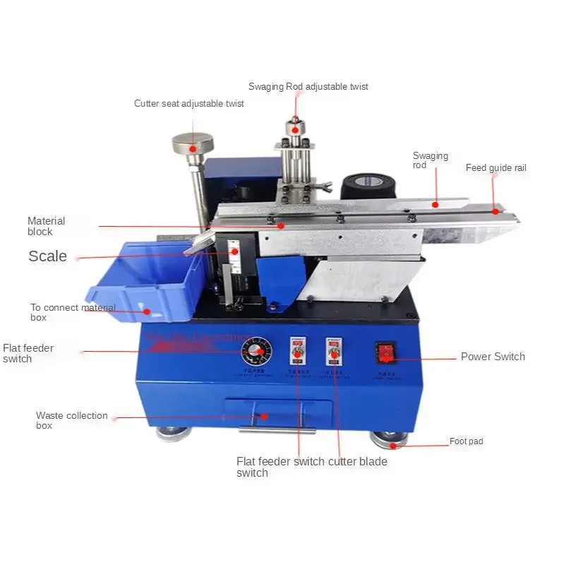 Автоматический конденсатор ленточный радиальный свинцовый режущий станок