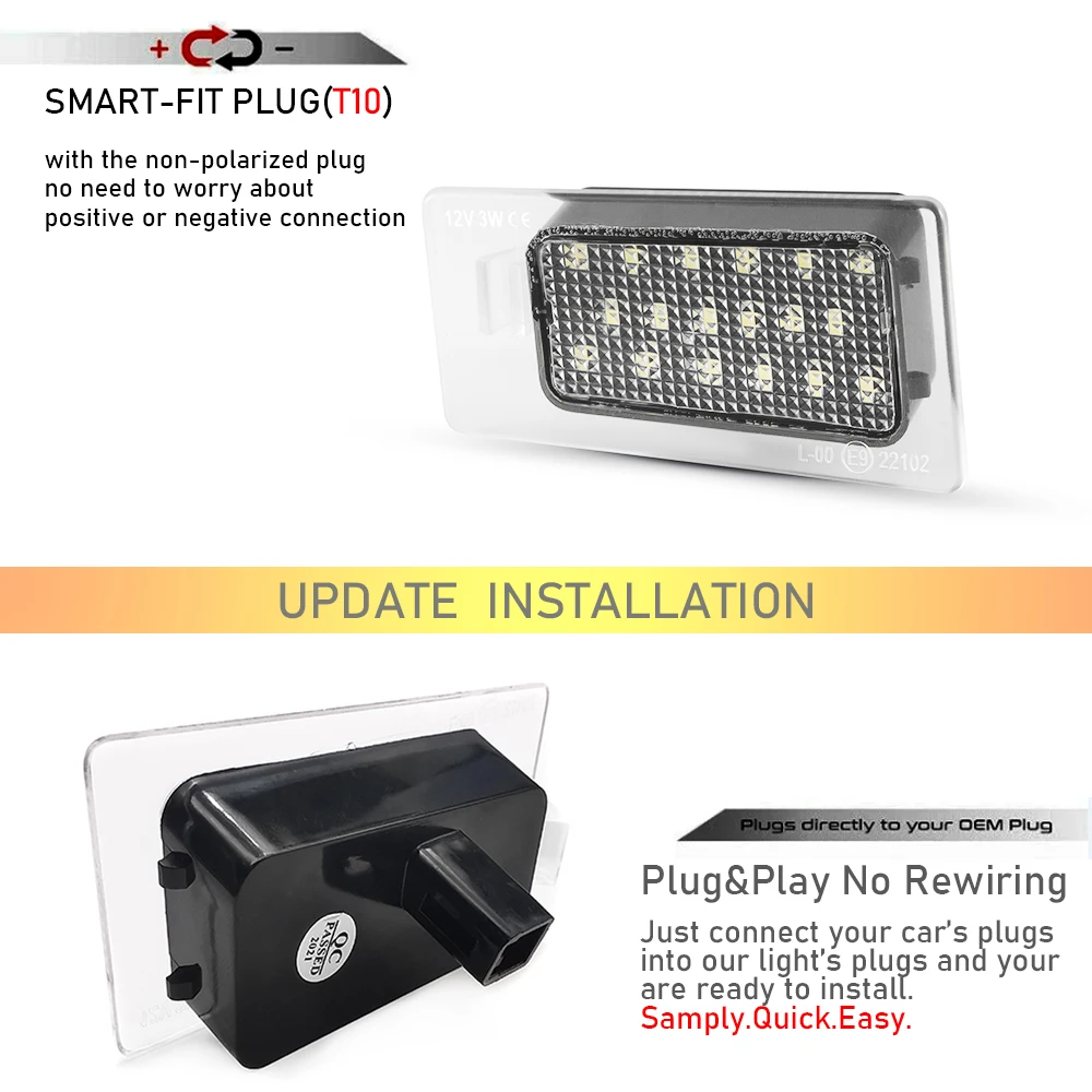 подсветка номерного знака kia cerato 3Для Hyundai Elantra MD Accent Solaris Sedan HCR i30 Wagon CW СВЕТОДИОДНЫЙ